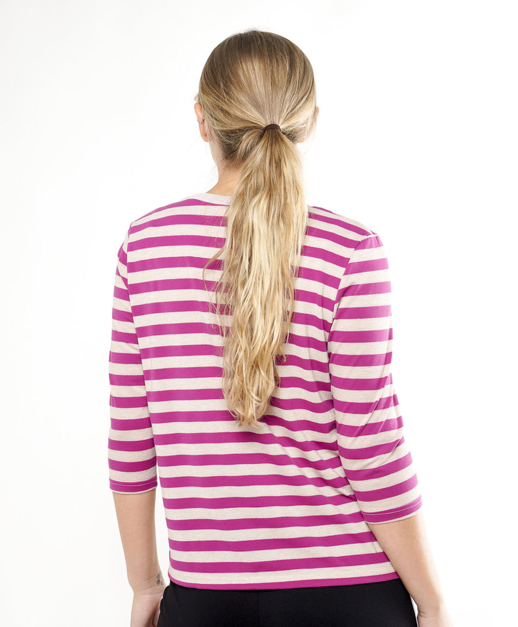 Polera mujer rayas lurex Polera mujer rayas lurex