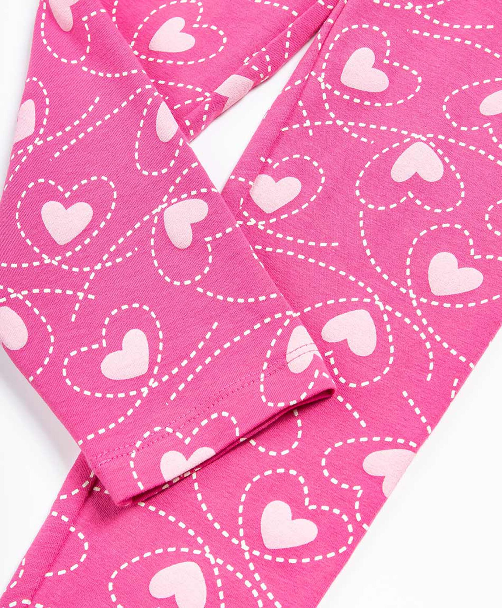 Leggins bebé rosado corazones Leggins bebé rosado corazones