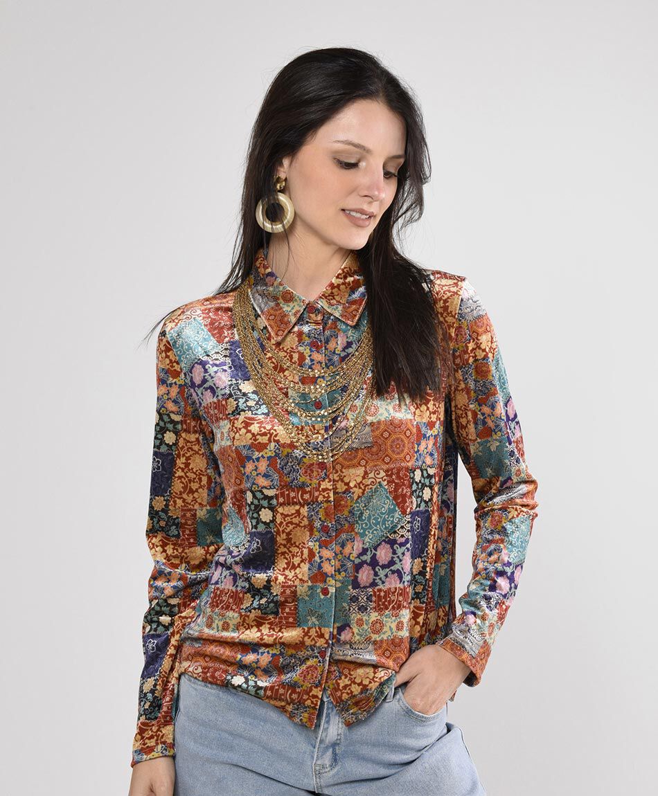 Blusa mujer velvet