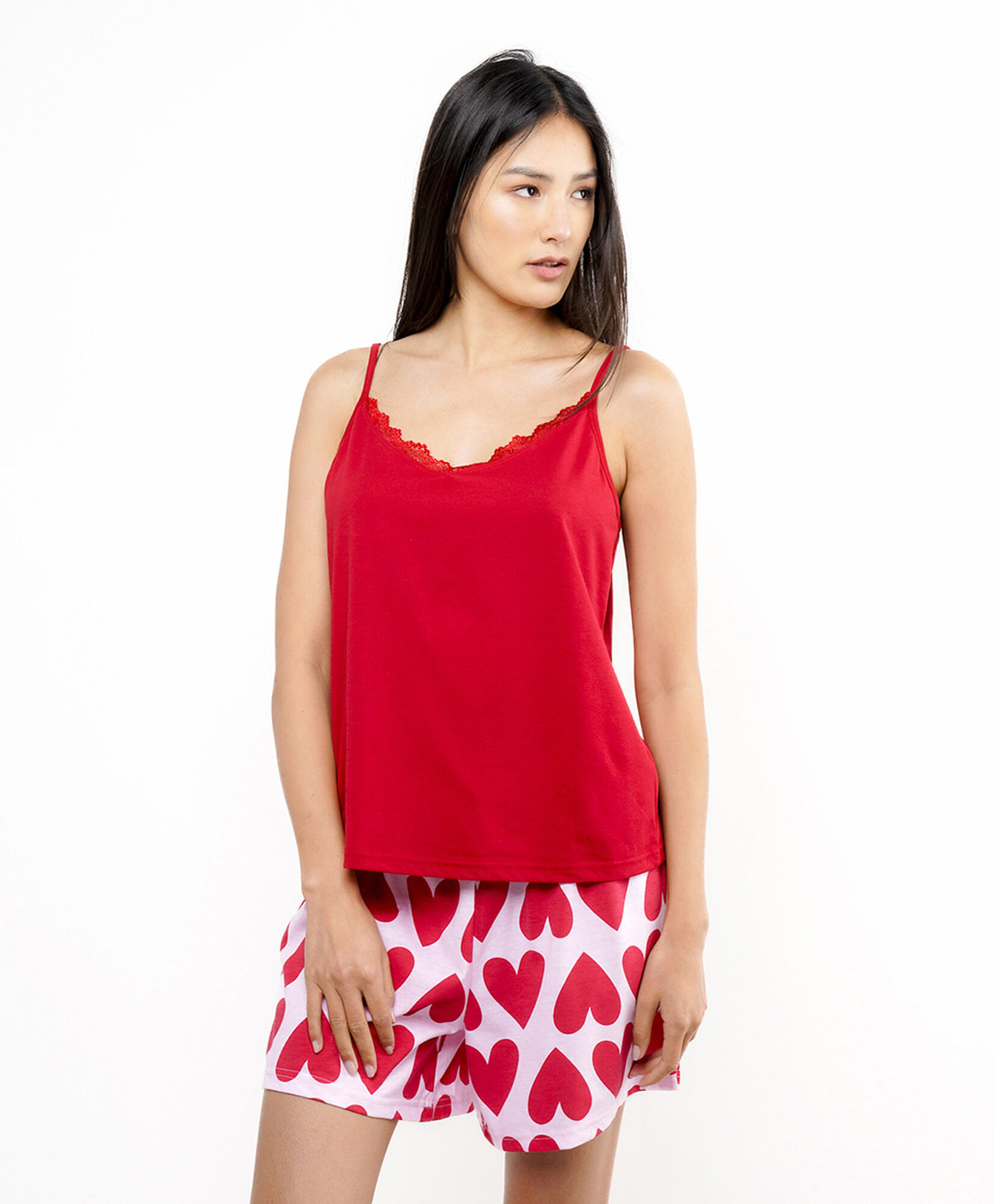 Pijama mujer short lentes Pijama mujer short lentes