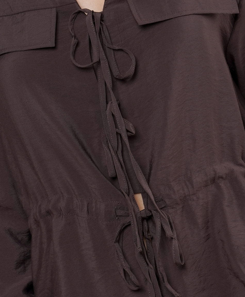 Blusa mujer tiras cintura