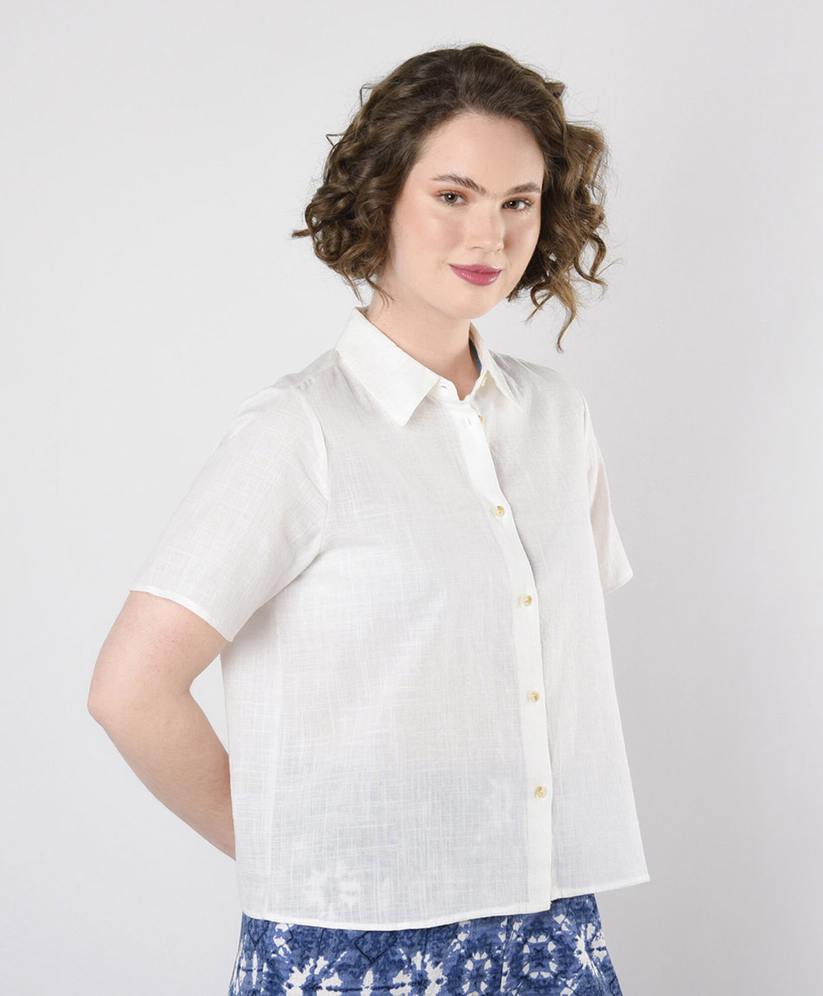 Blusa mujer lisa blanca Blusa mujer lisa blanca