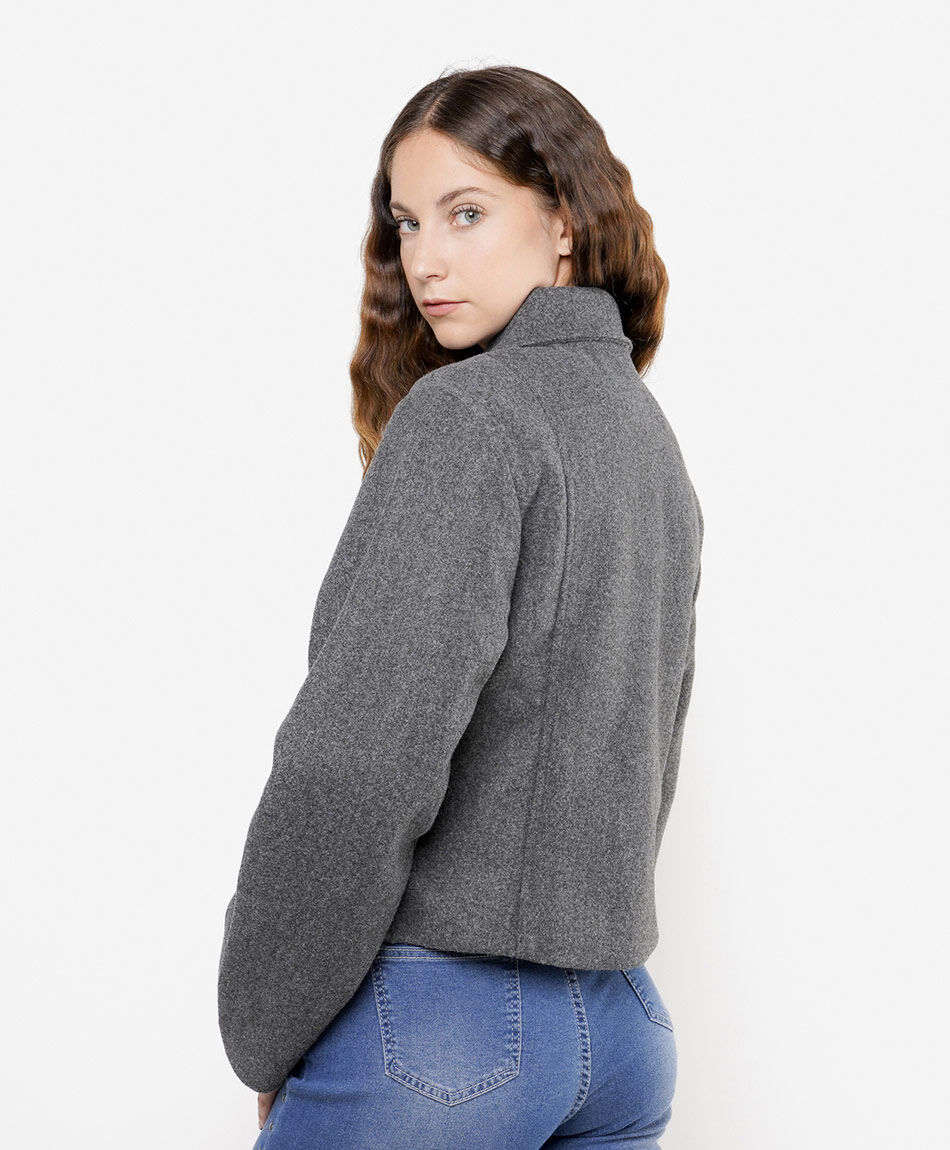 Chaqueta mujer entallada cuello
