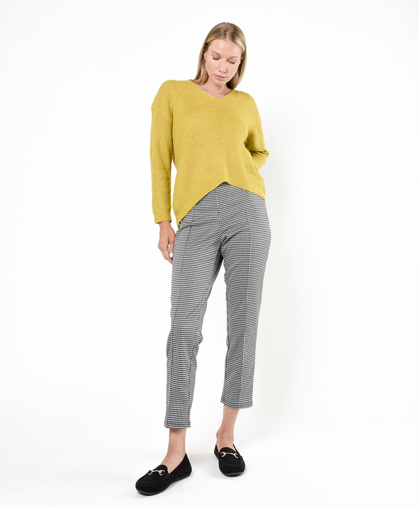 Leggins mujer pied de poule costuras Leggins mujer pied de poule costuras