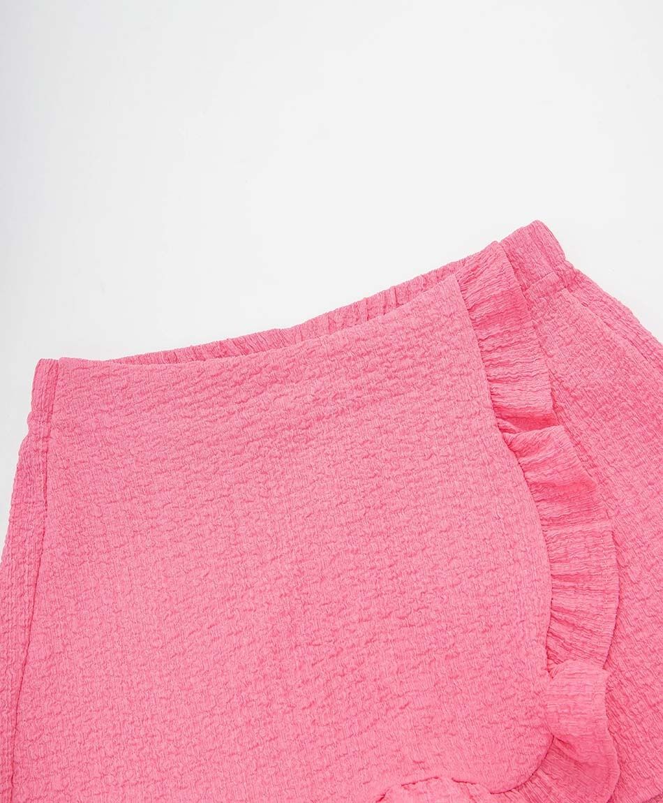 Falda ni&ntilde;a short vuelos