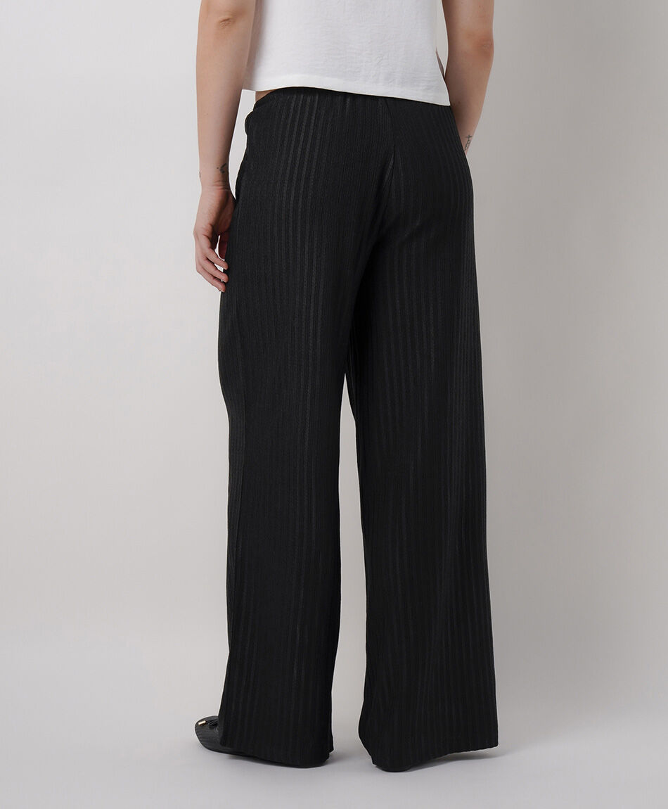 Pantal&oacute;n mujer jacquard wide leg