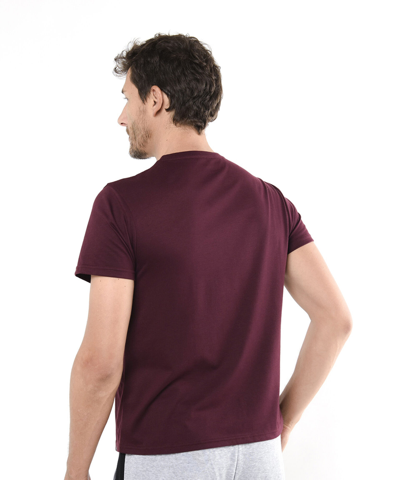 Polera deportiva hombre print mundo Polera deportiva hombre print mundo