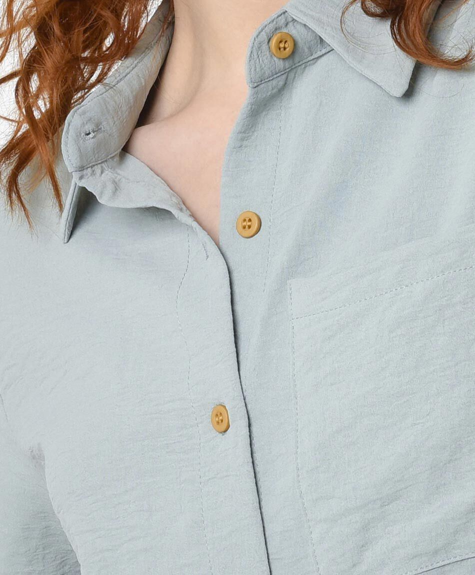 Blusa mujer botones color