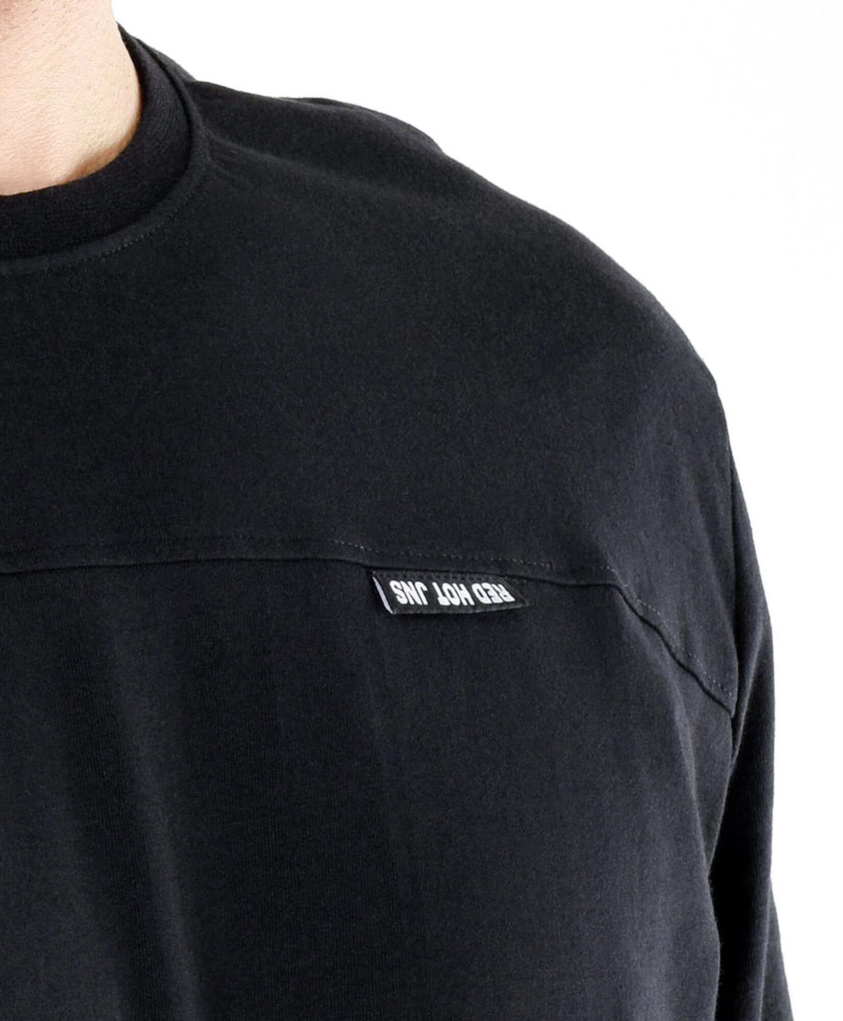 Polera hombre negra manga larga Polera hombre negra manga larga