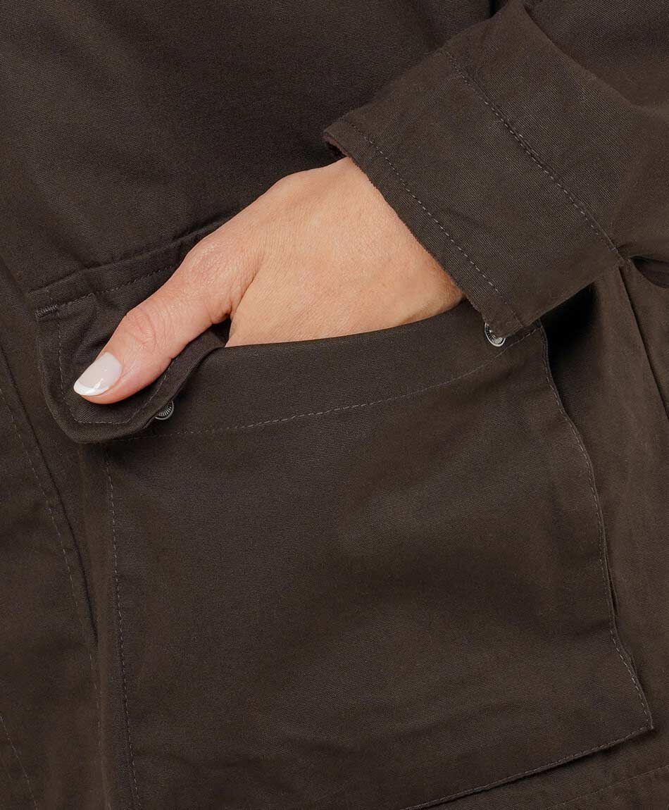 Chaqueta mujer forrado escoc&eacute;s