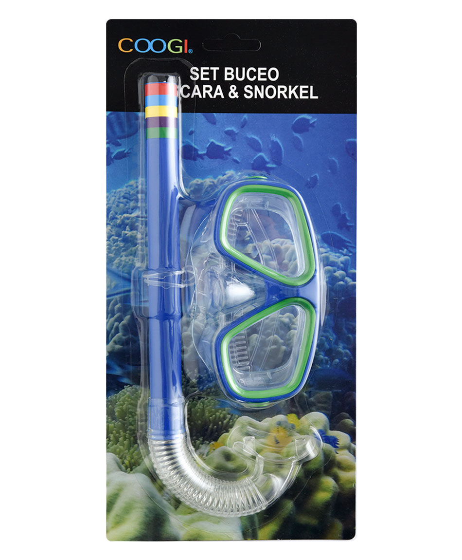 Set snorkel bicolor