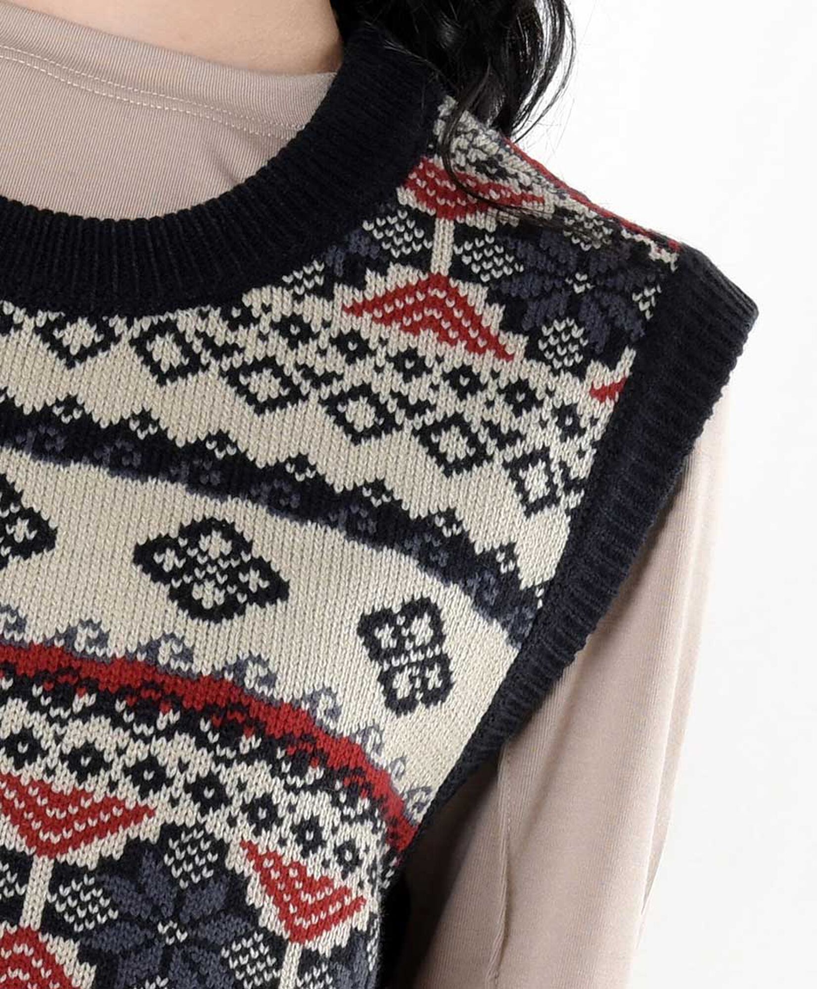 Sweater mujer nordic sin mangas Sweater mujer nordic sin mangas