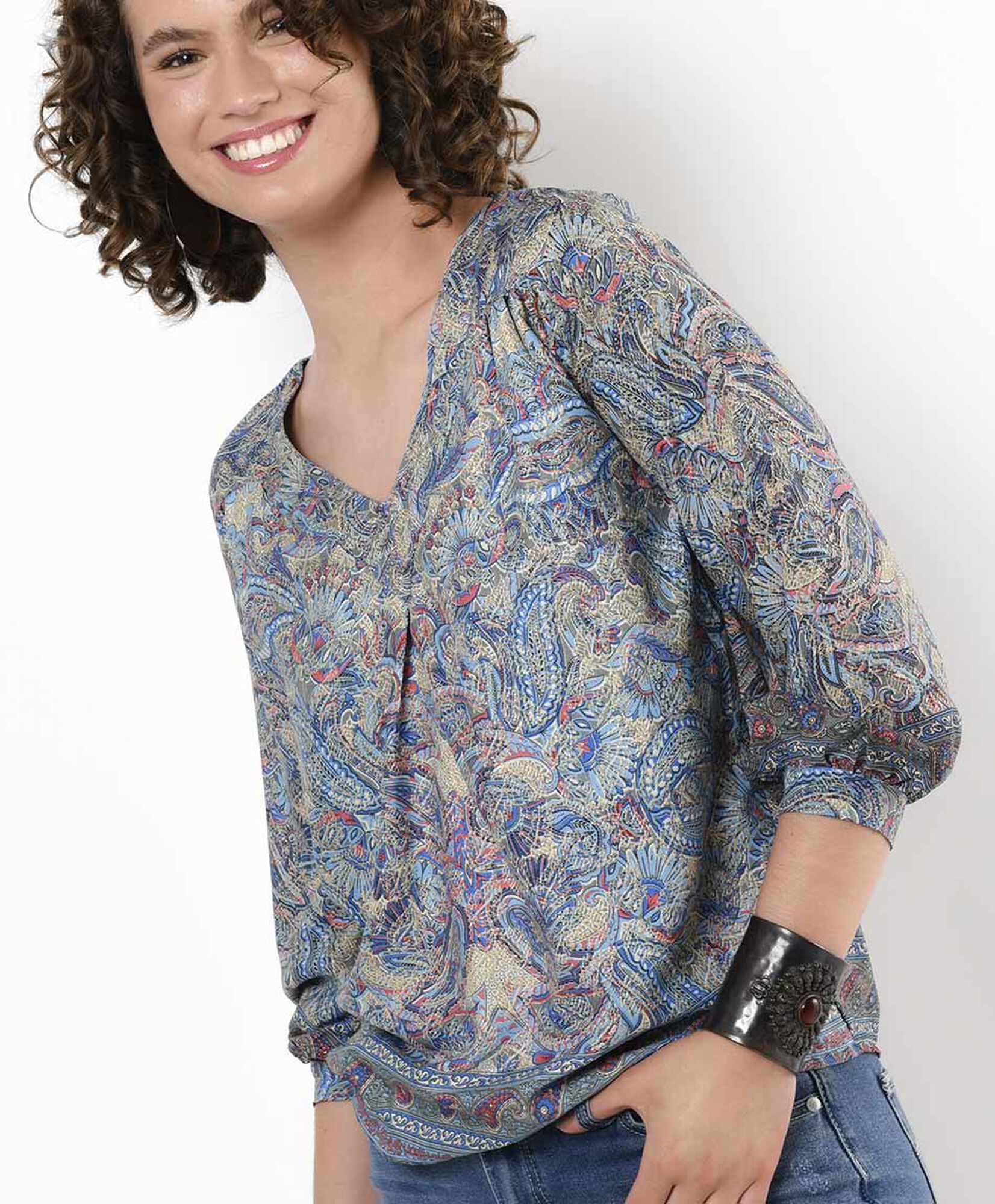 Blusa mujer estampada Blusa mujer estampada