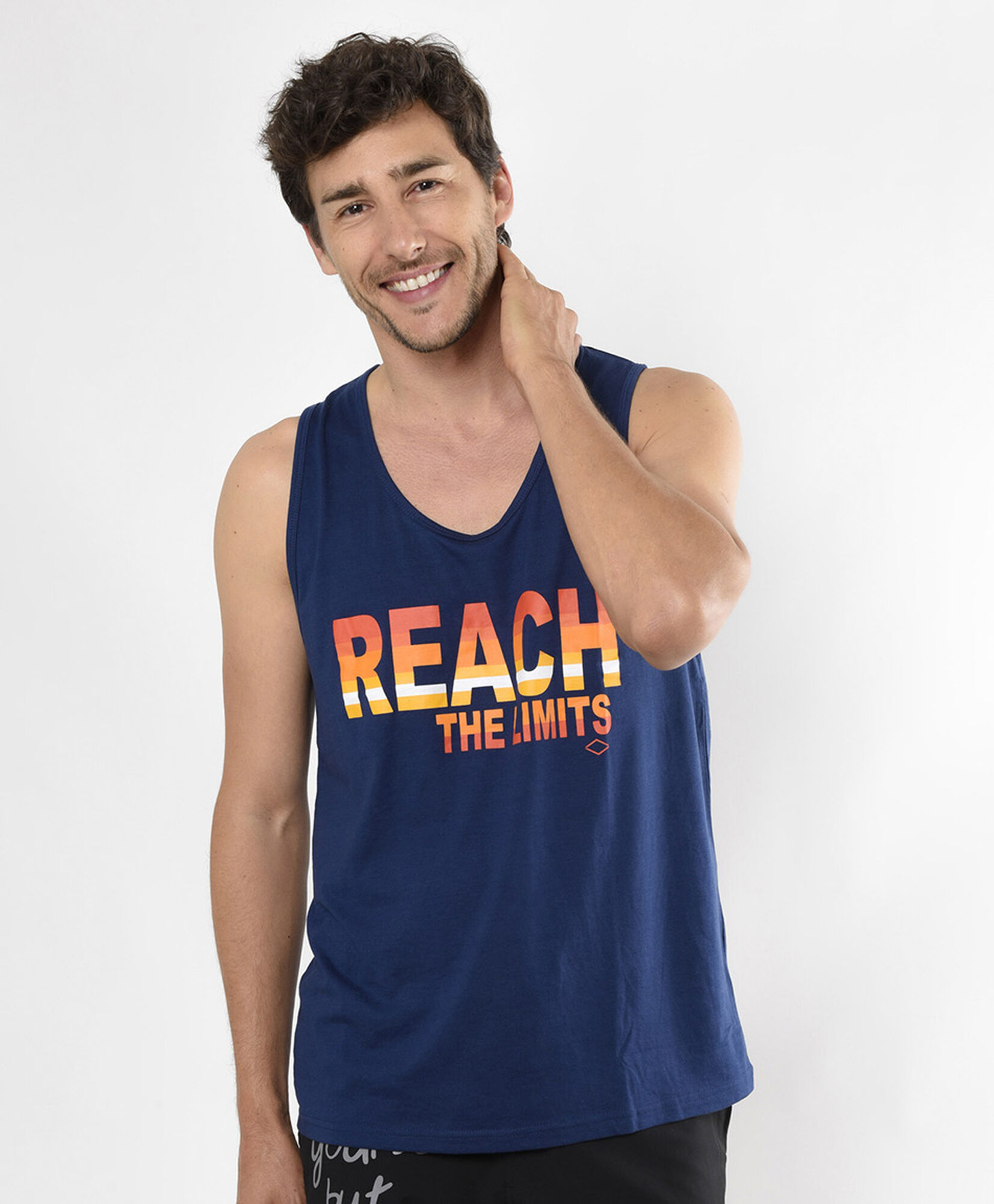 Polera hombre frase sin mangas Polera hombre frase sin mangas