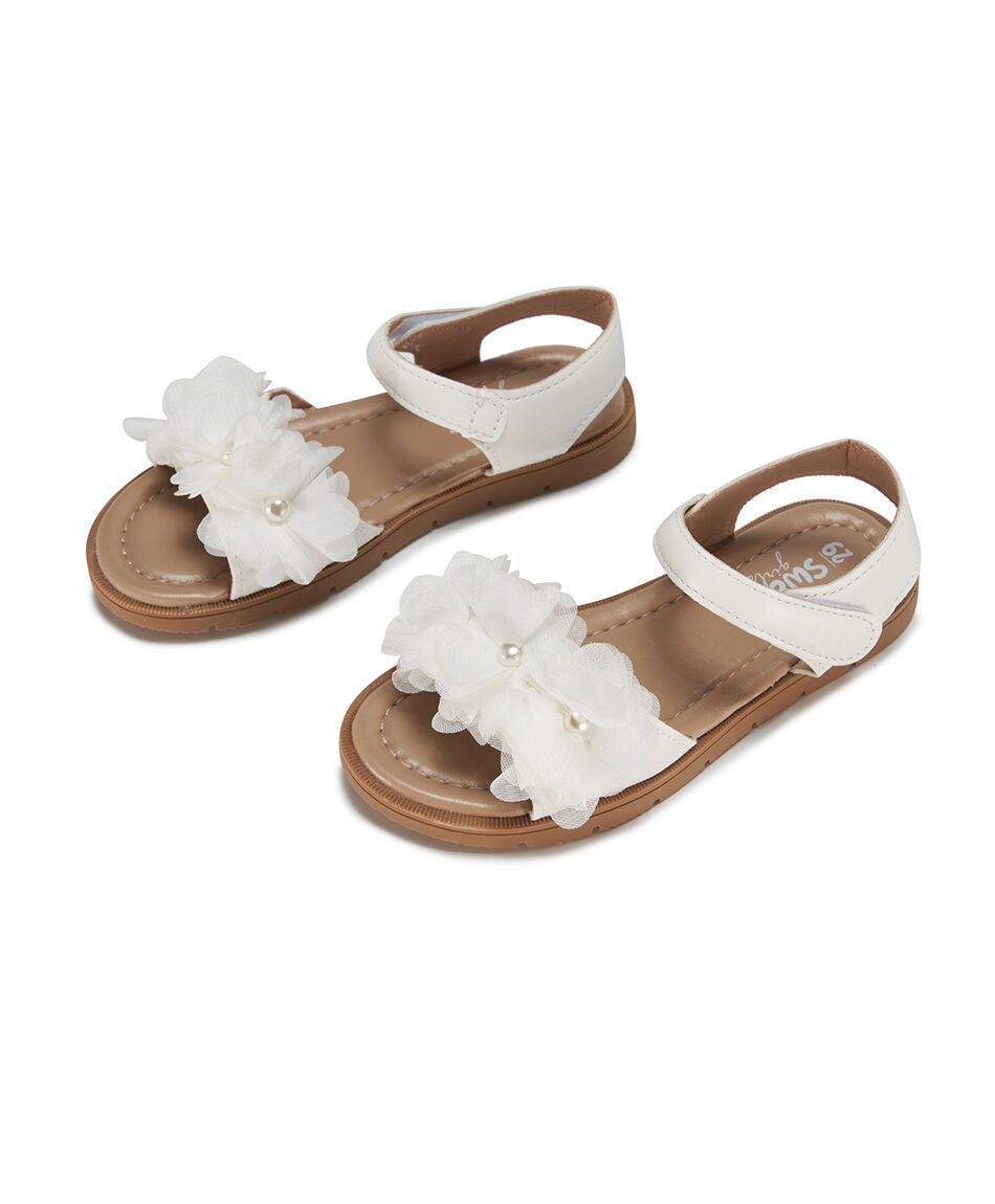 Sandalia infantil (26 a 31) flor