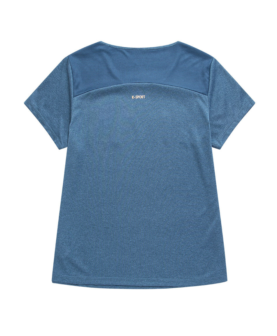 Polera deportiva mujer live blue