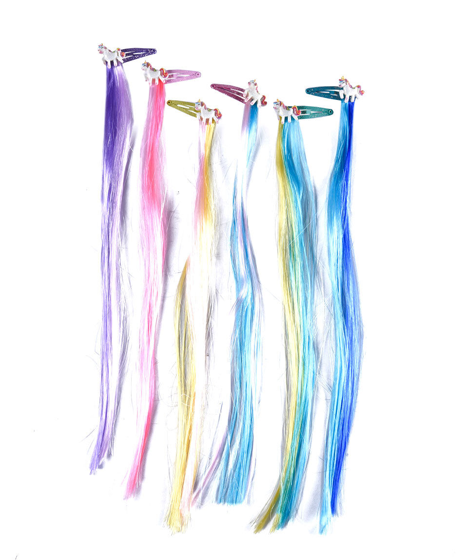 Mechas colores unicornio