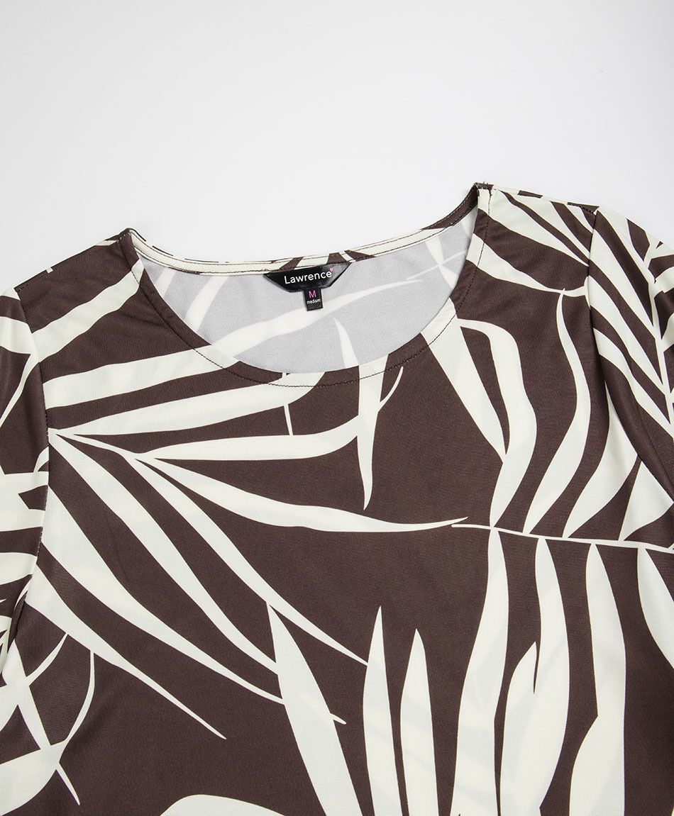 Polera mujer hojas
