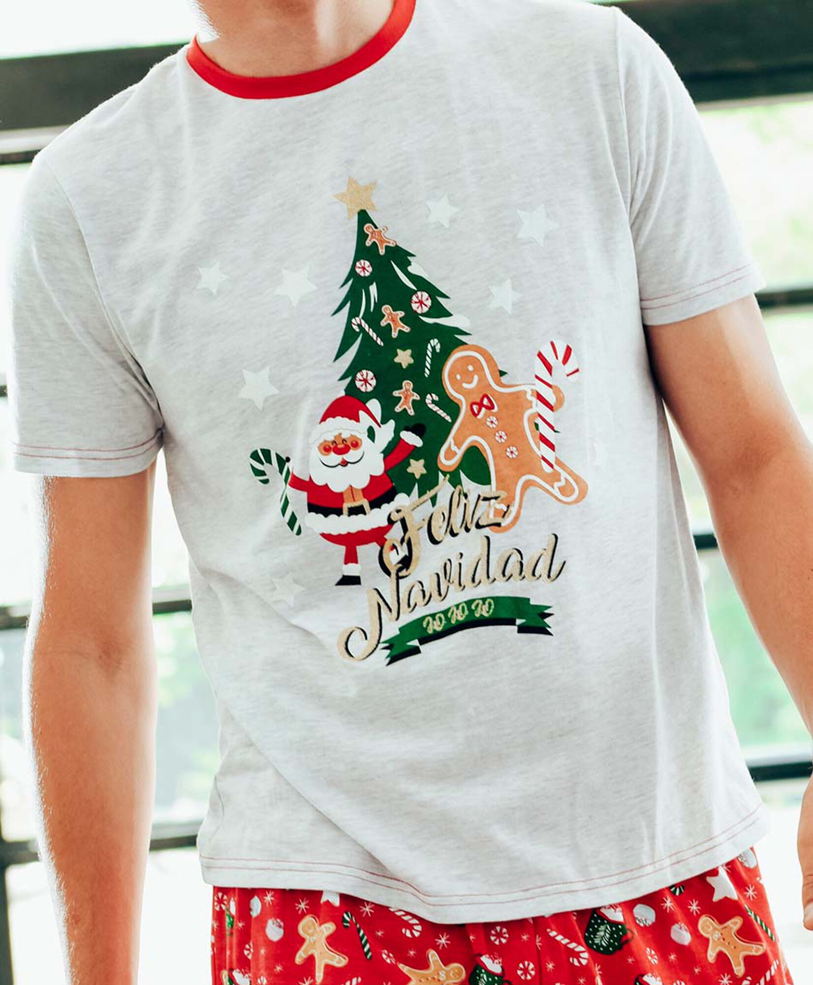 Pijama hombre navidad short Pijama hombre navidad short