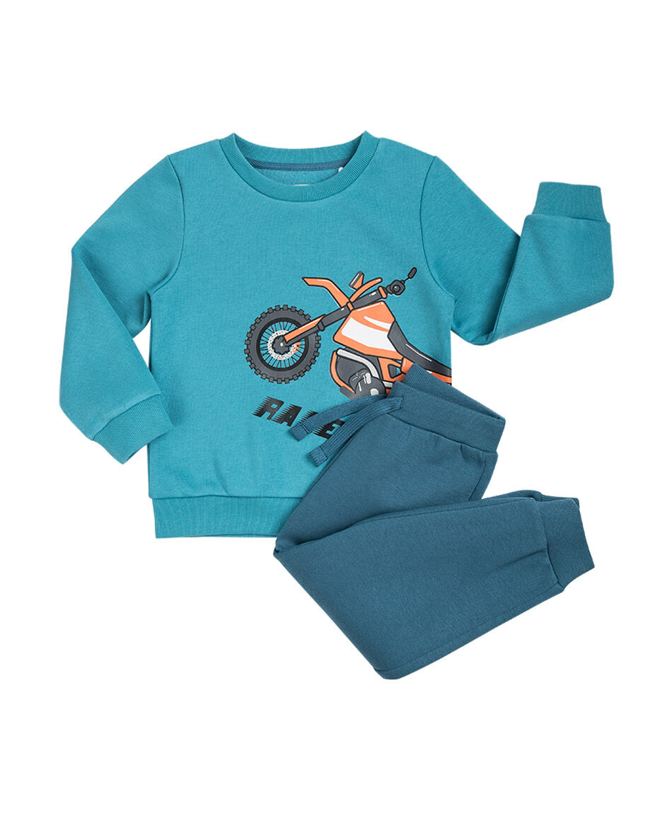 Set buzo beb&eacute; moto