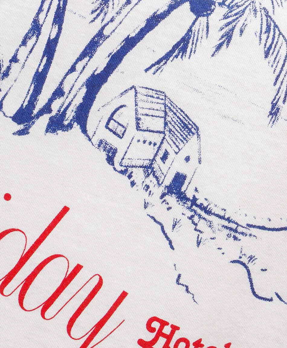 Polera mujer estampado holiday