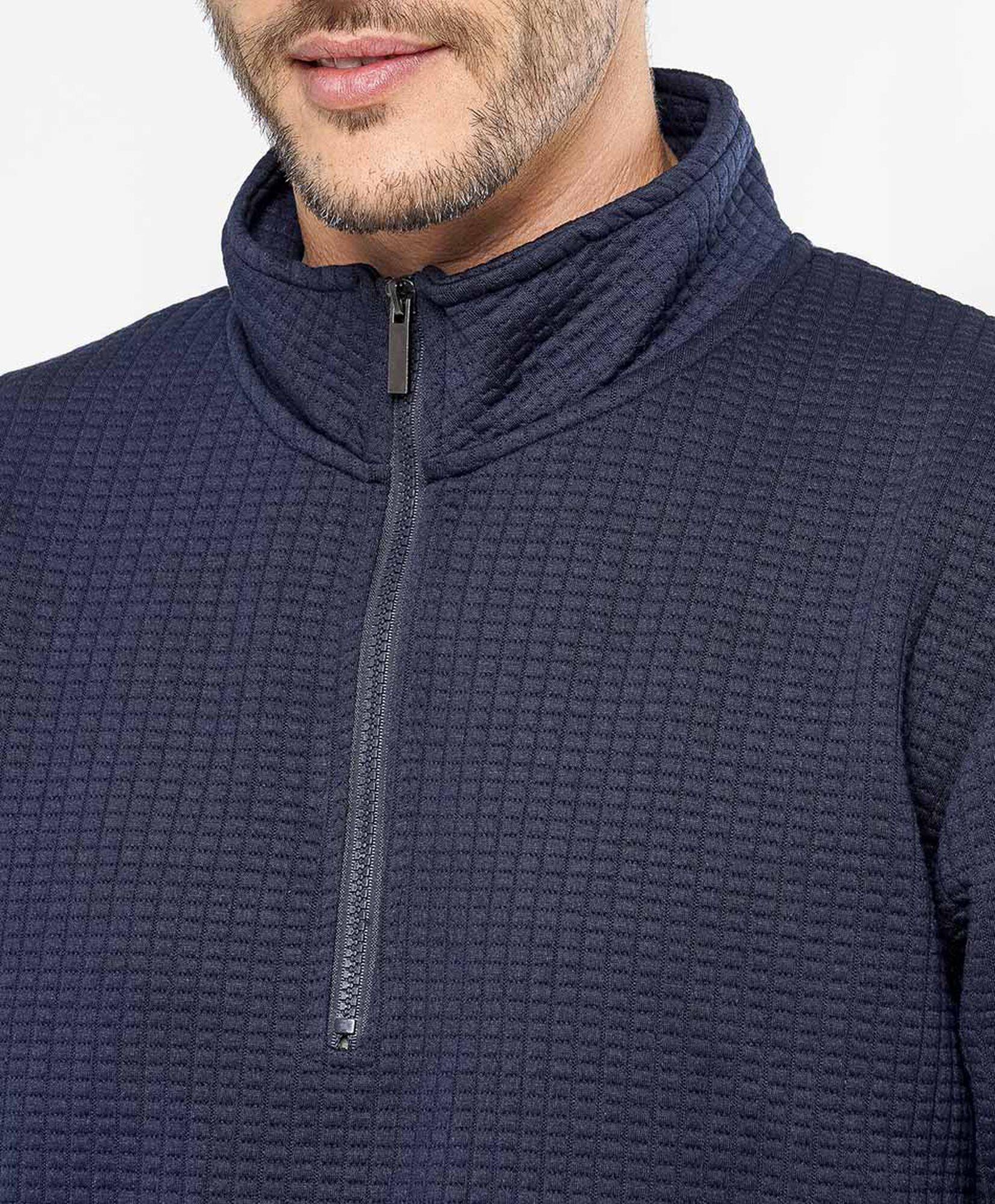 Sweater hombre medio cierre liso Sweater hombre medio cierre liso