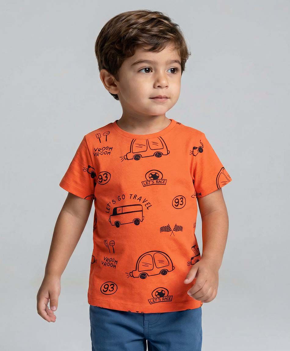 Polera beb&eacute; autos