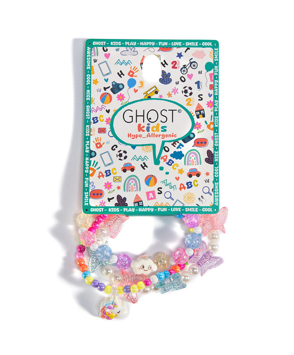 Set 3 pulseras infantil mariposa