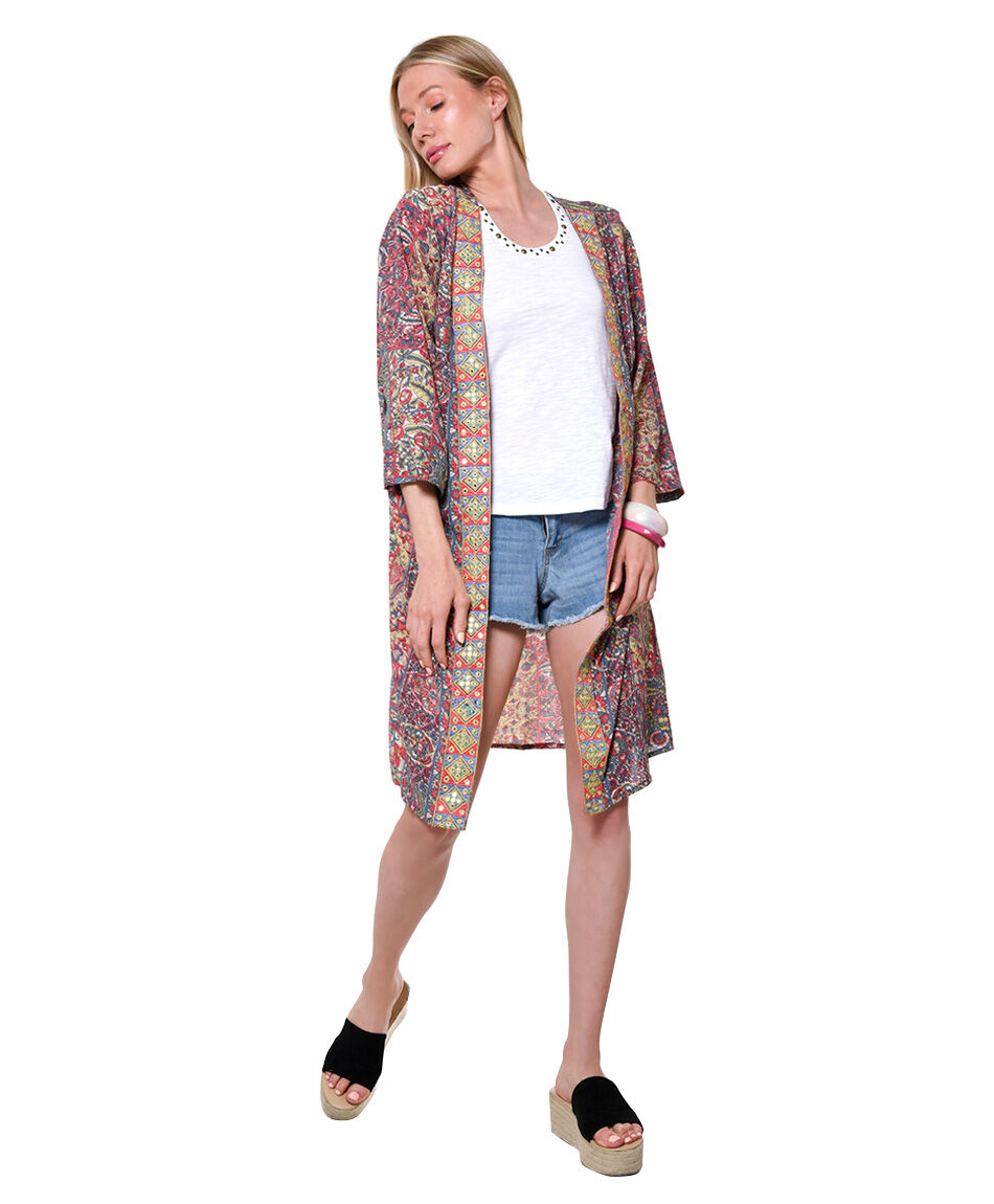 Kimono estampado especial