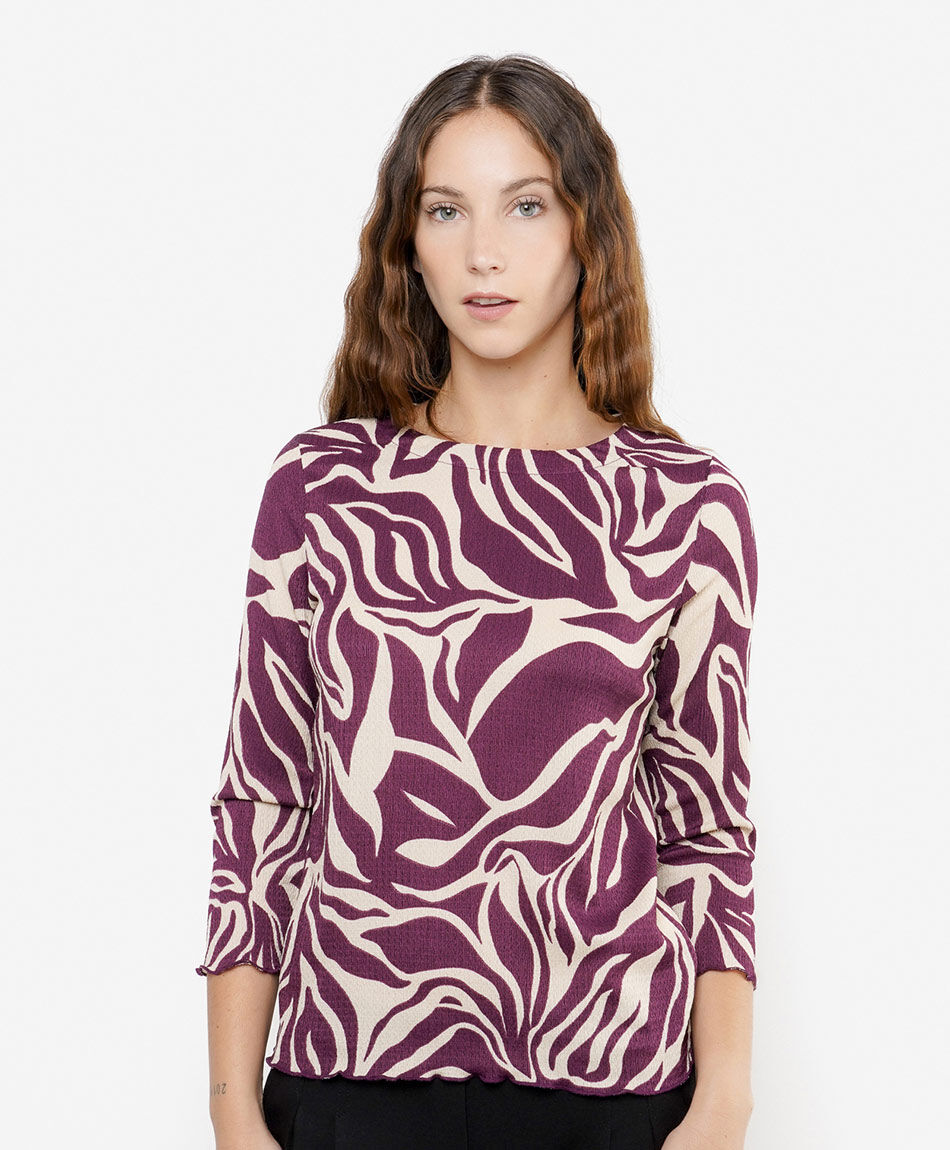 Polera mujer estampada