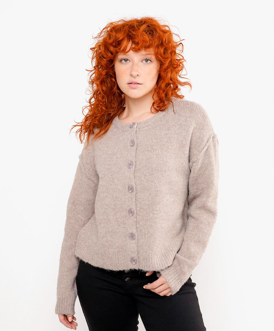Cardigan mujer crop