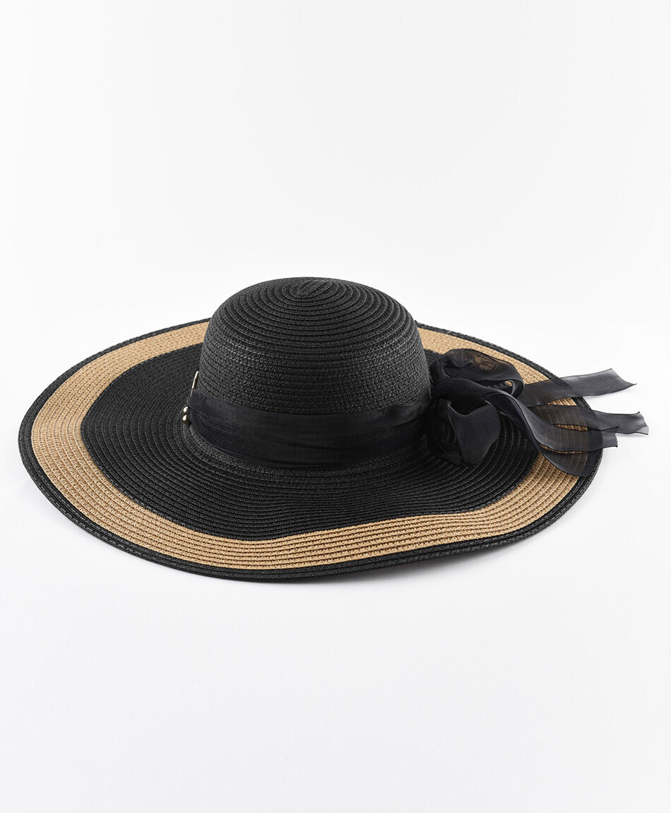 Sombrero mujer bicolor