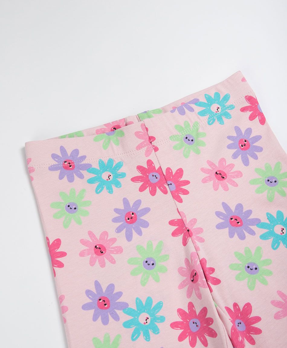 Leggins beb&eacute; florcitas colores