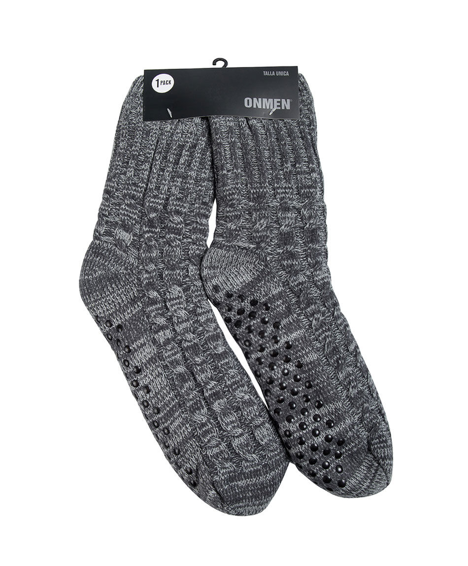 Calcet&iacute;n hombre termico grey
