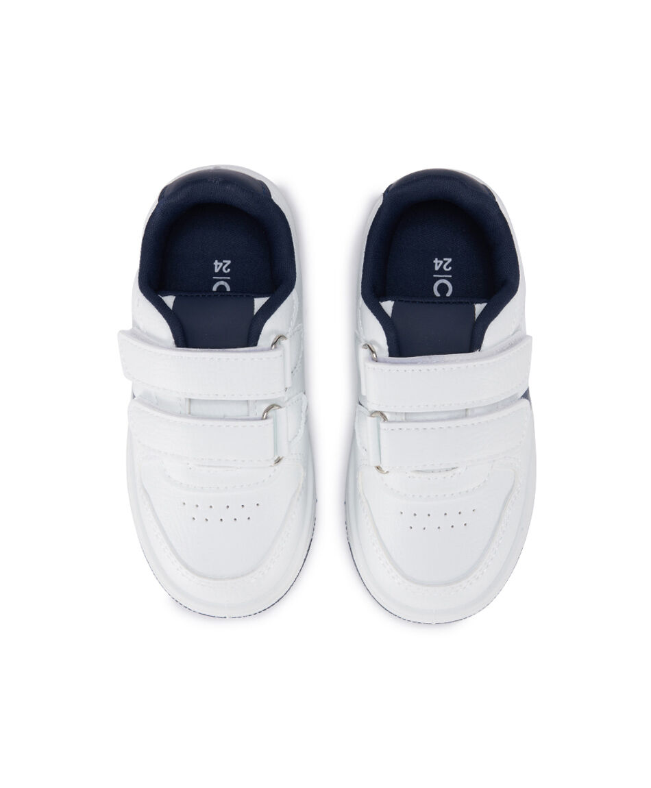 Zapatilla infantil (22 a 27) b&aacute;sica azul