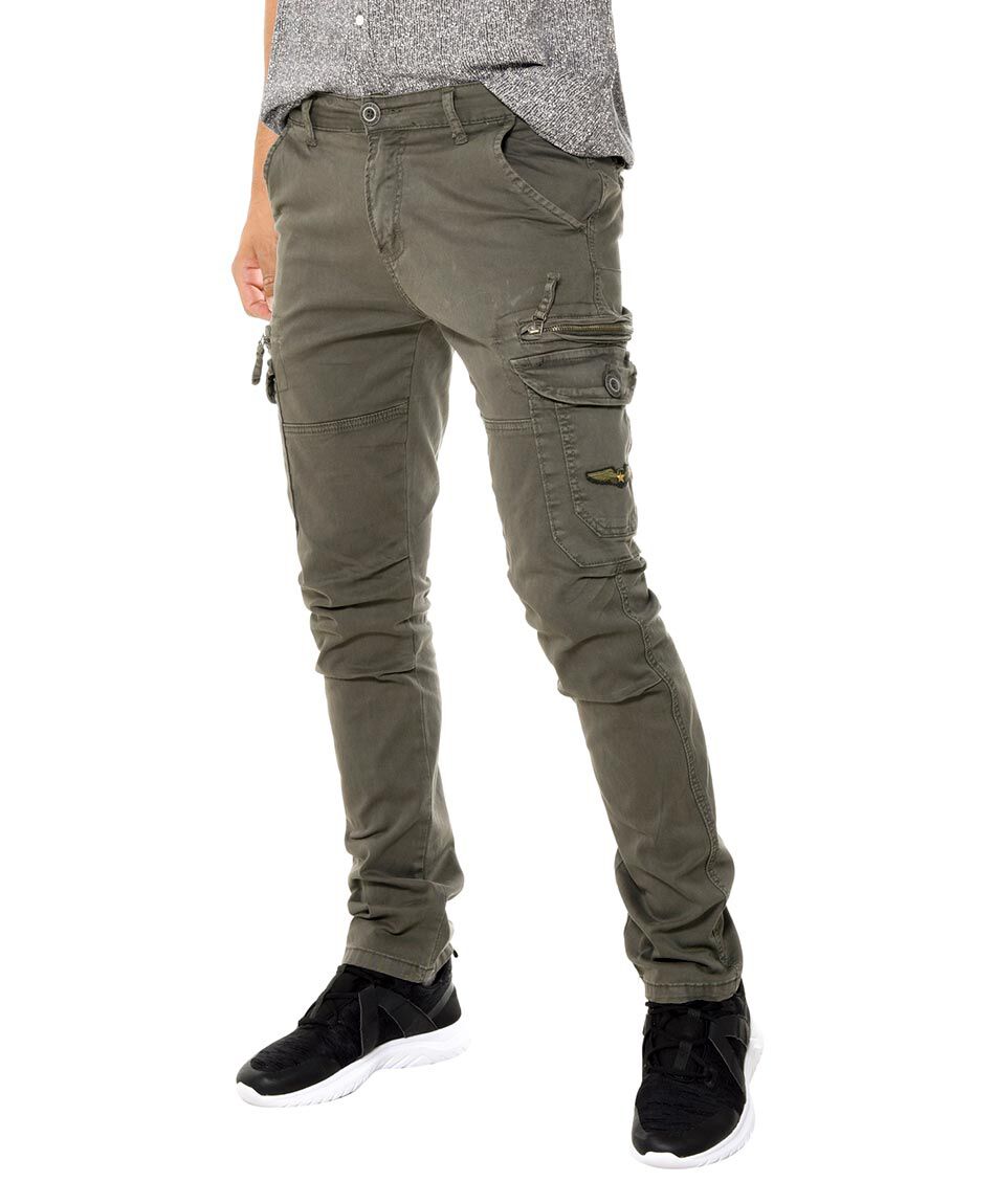 Pantalon cargo denim
