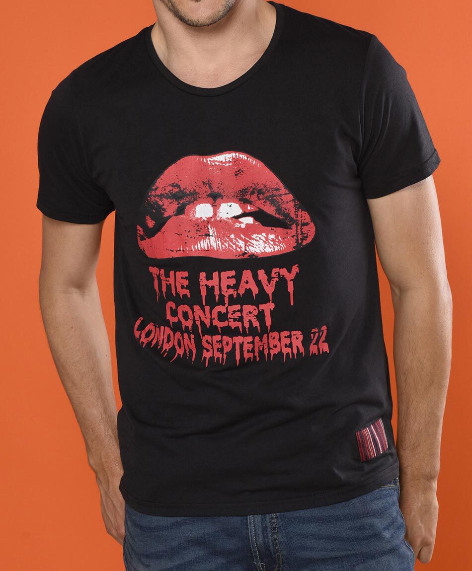 Polera manga corta cuello redondo