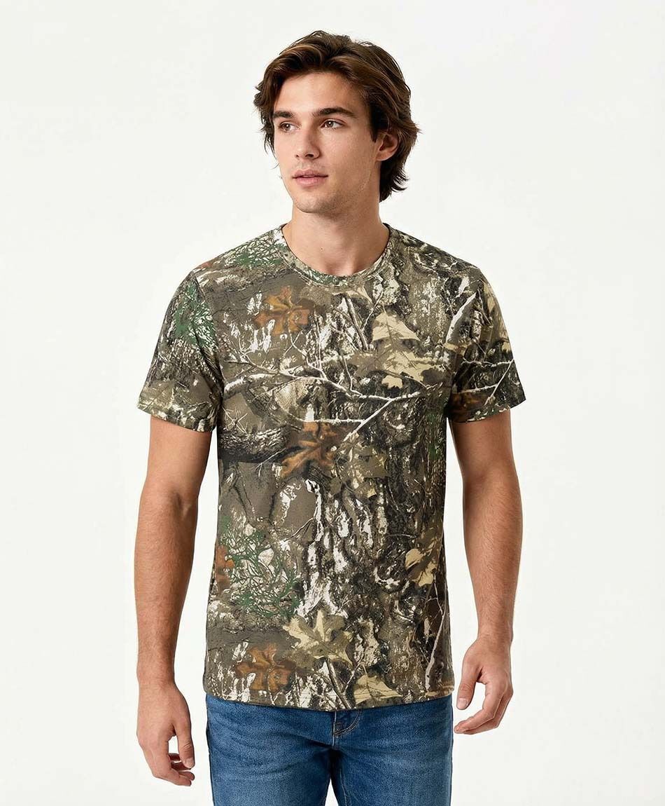 Polera hombre bosque profundo green