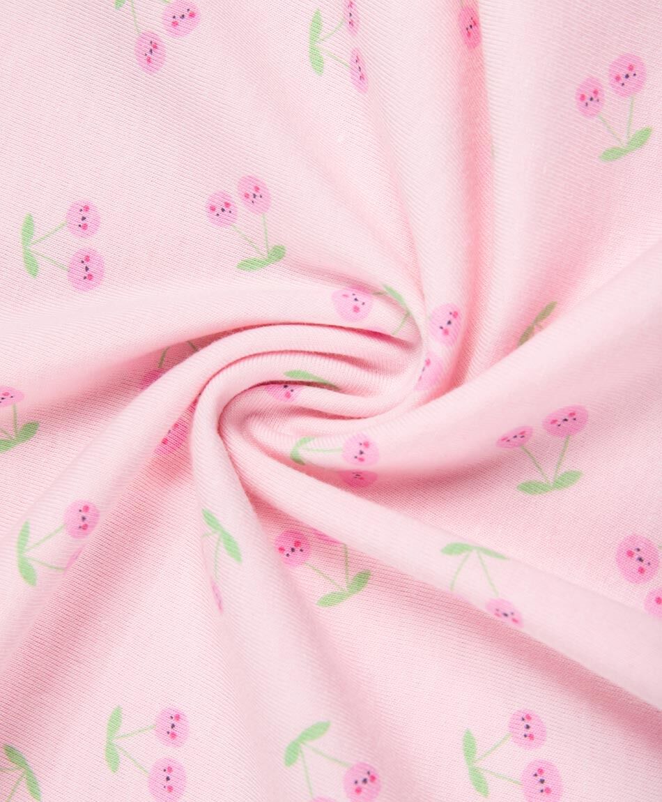 Polera beb&eacute; manga larga cerezas
