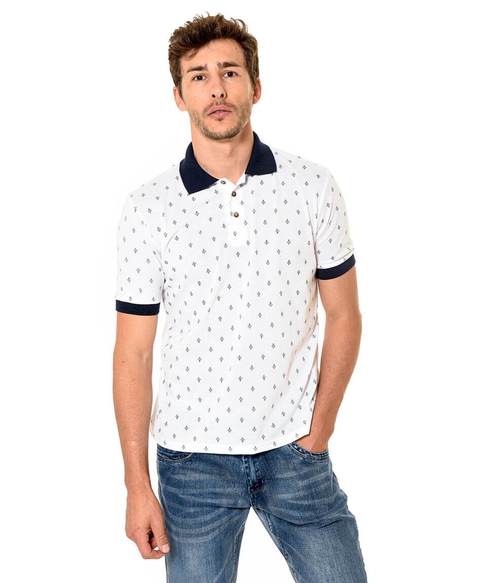 Polera pique print Polera pique print