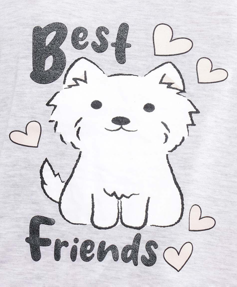 Pijama mujer short dog friend