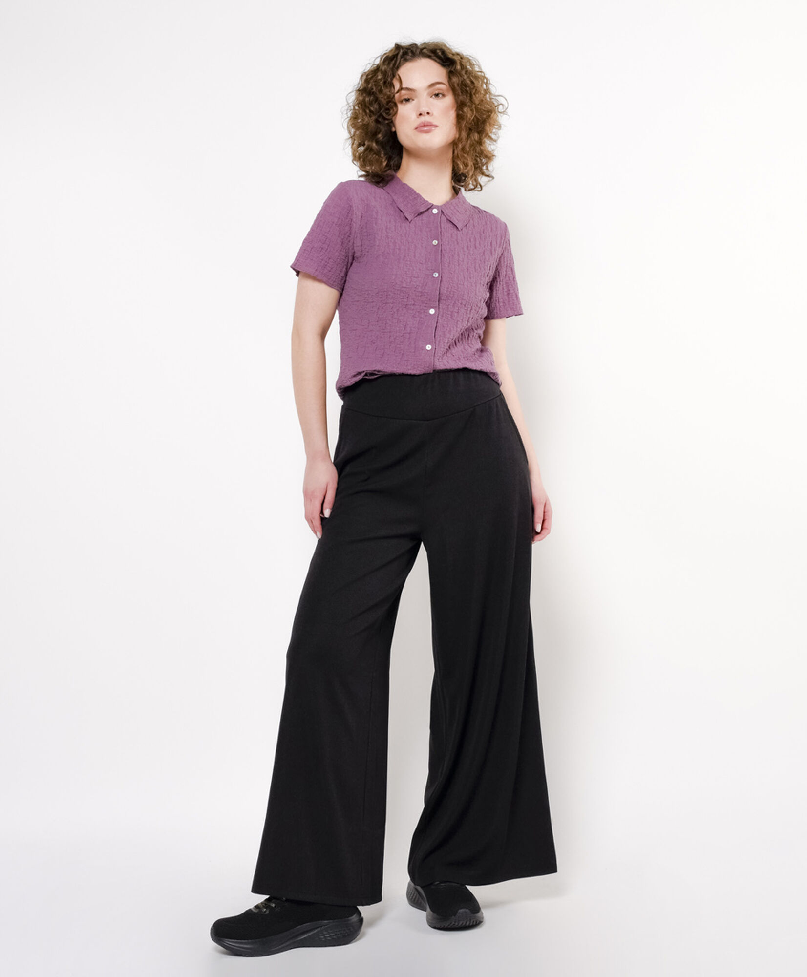 Pantalón mujer canalé palazzo Pantalón mujer canalé palazzo