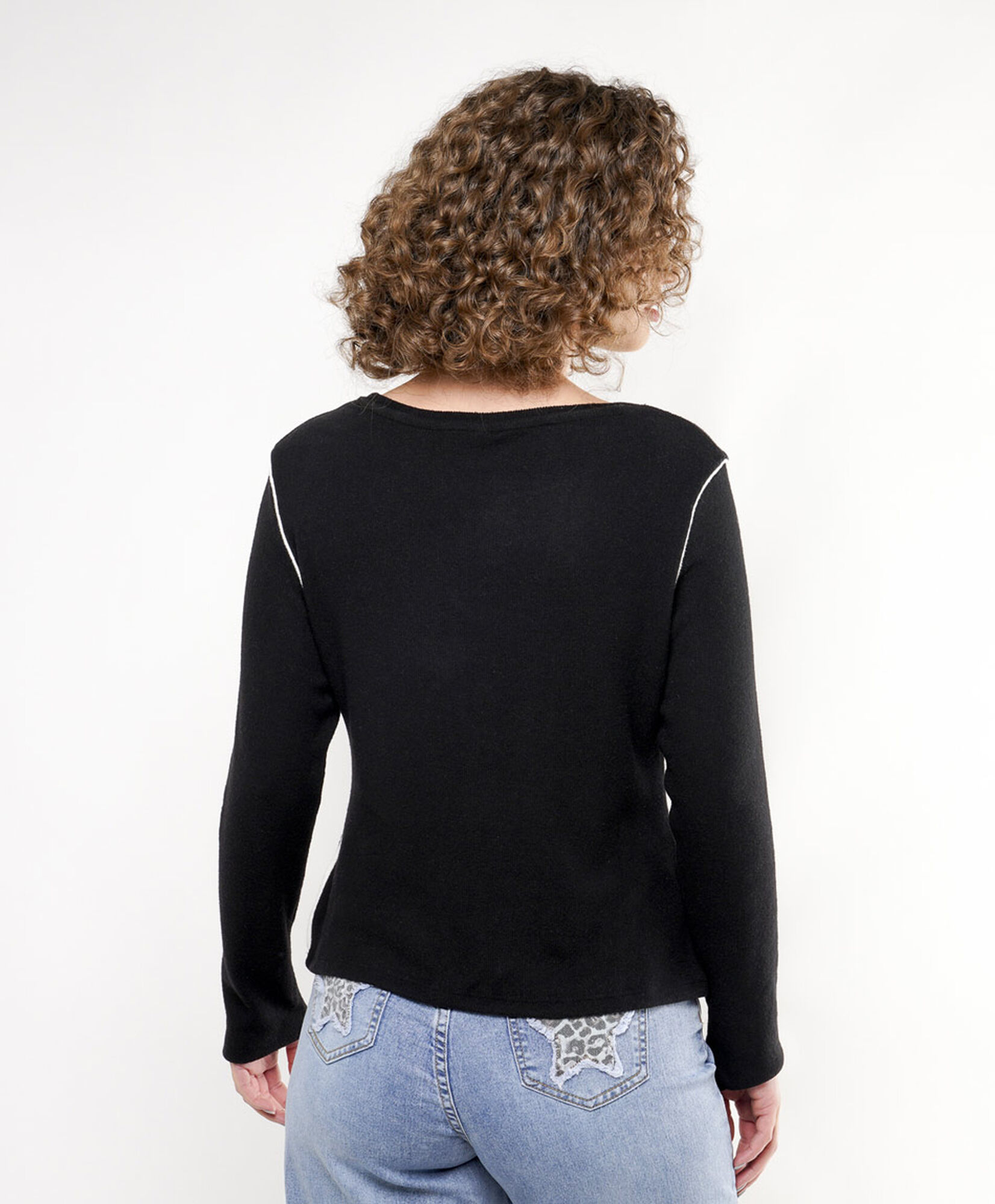 Polera mujer piping Polera mujer piping