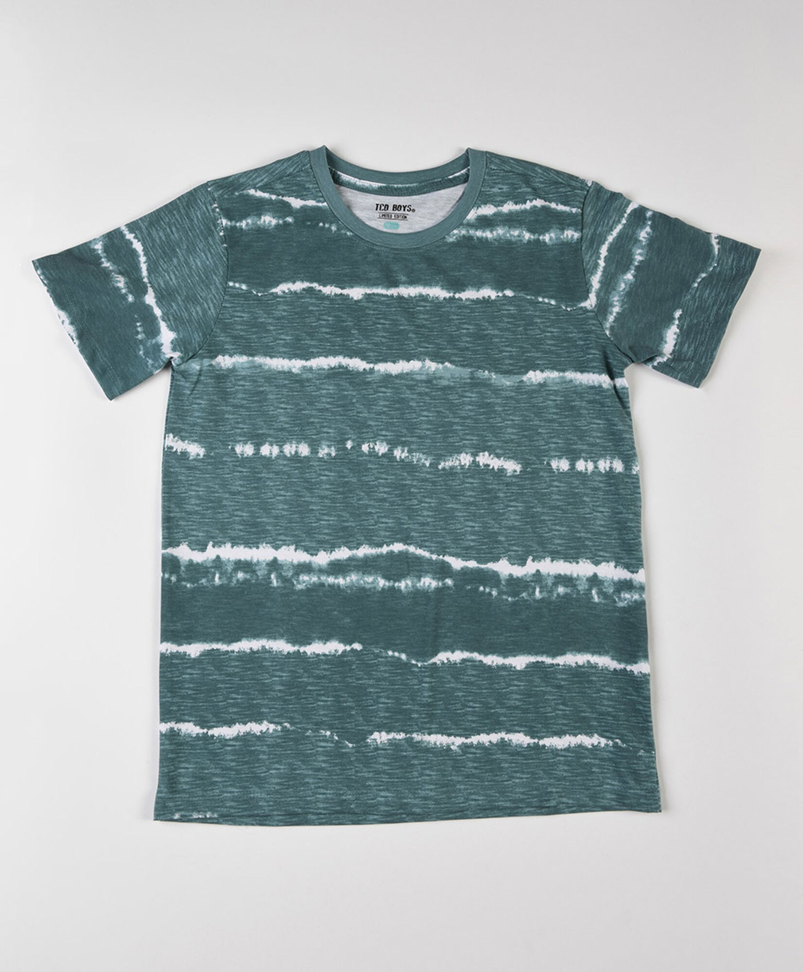 Polera niño tie dye verde Polera niño tie dye verde