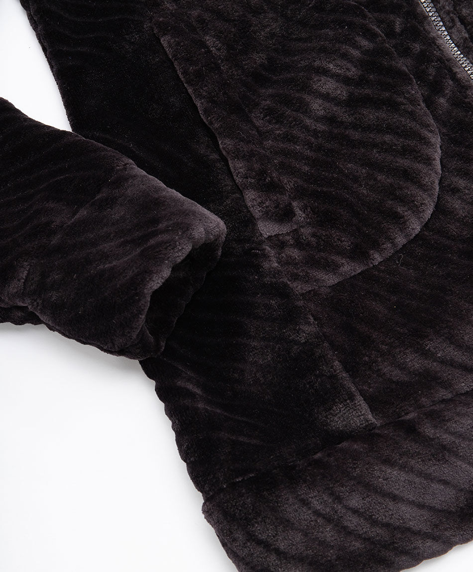 Polar deportivo mujer negro largo