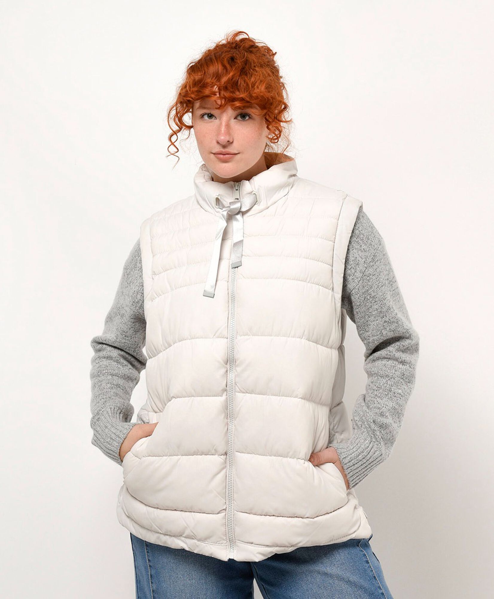 Parka mujer acolchada sin mangas Parka mujer acolchada sin mangas