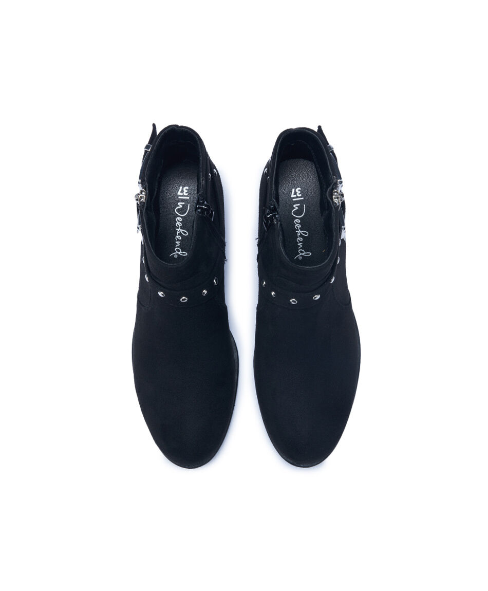 Bot&iacute;n mujer dise&ntilde;o broches hebilla