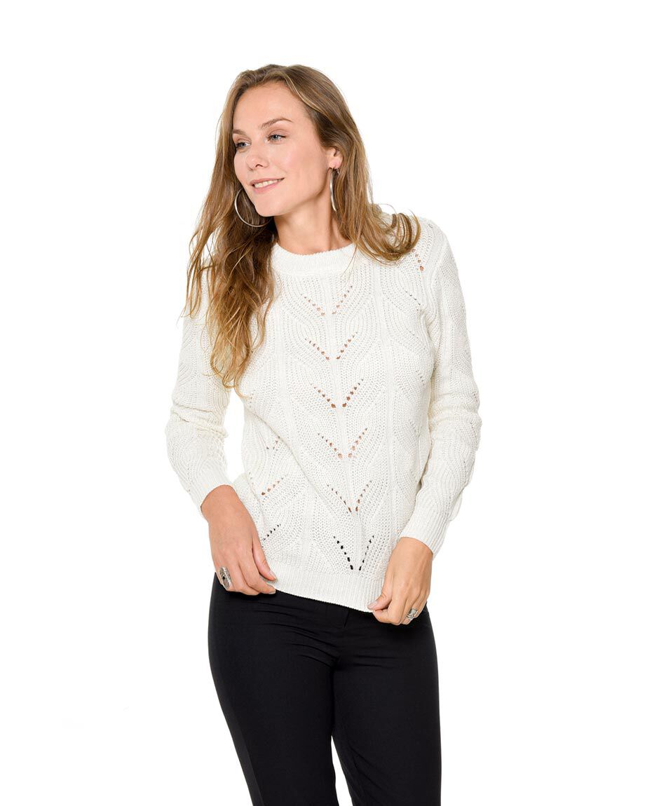 Sweater estructura lurex