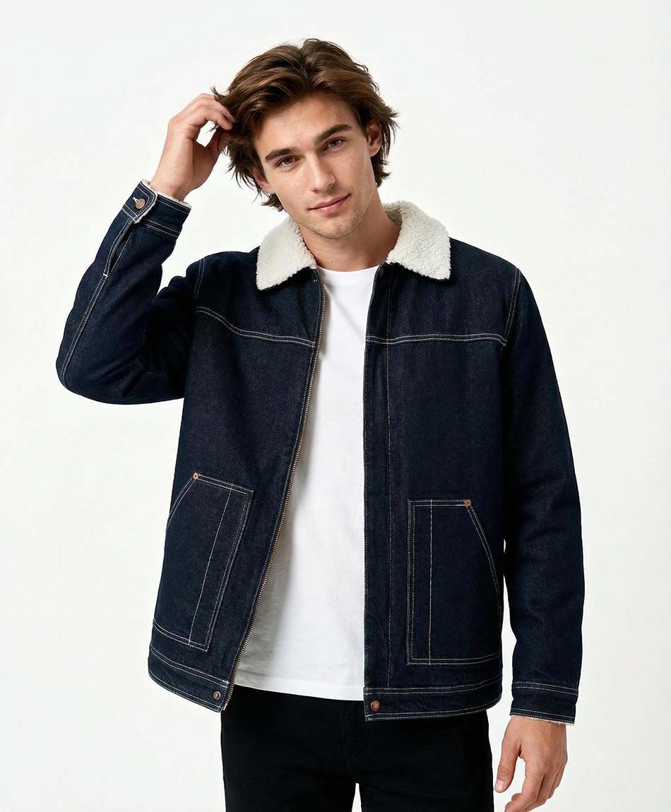 Chaqueta hombre mezclilla chiporro