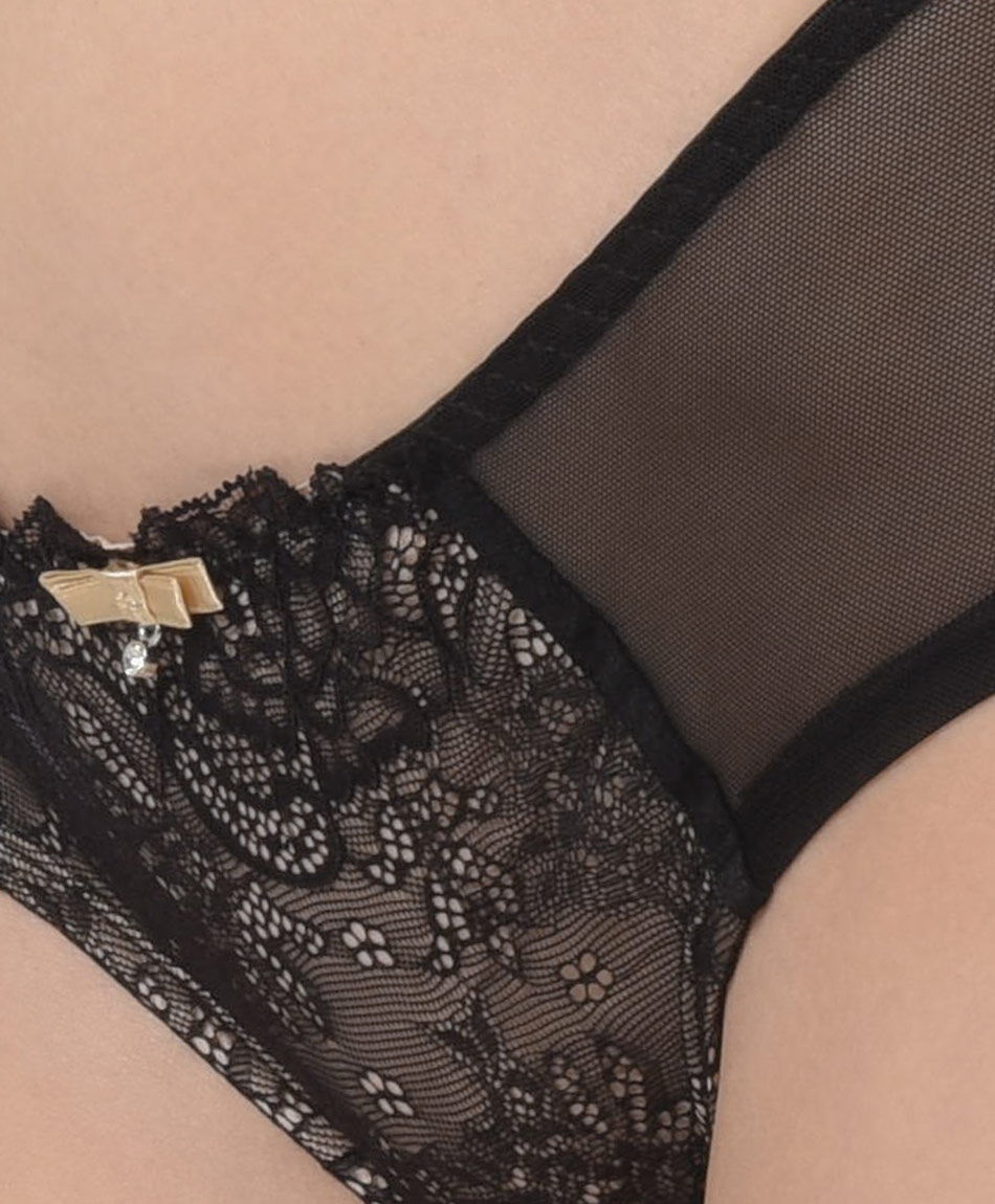 Pantaleta mujer encaje y transparencia